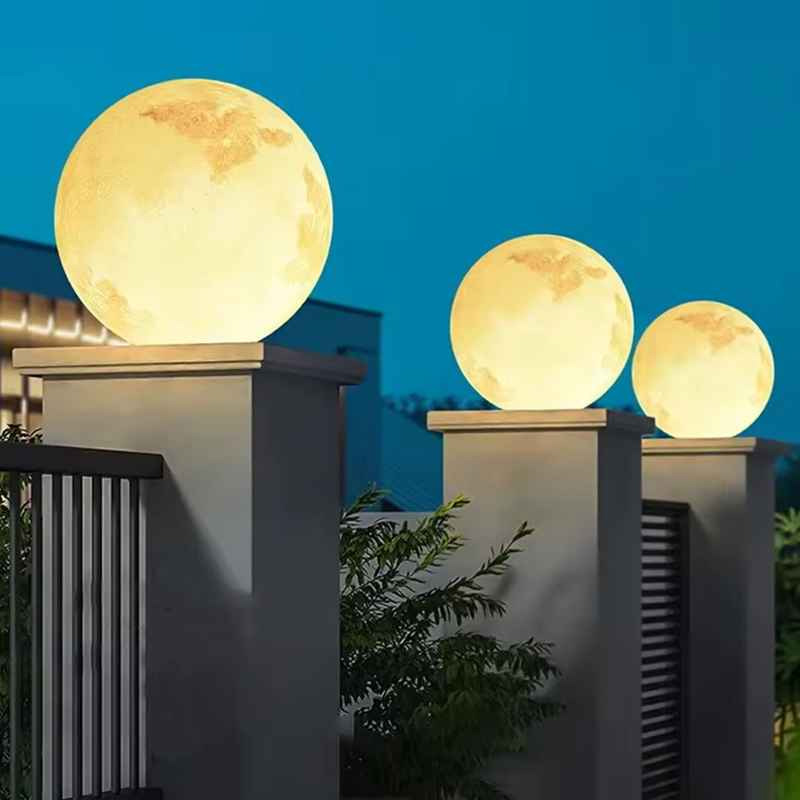 Đèn Cổng Sân Vườn Hình Mặt Trăng Trang Trí Đẹp | ELIGHTING AD 72MK