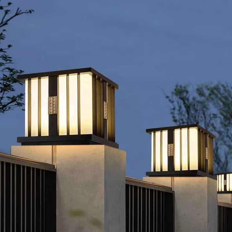 Đèn Cổng Kiểu Nhật Trang Trí Ngoại Thất Năng Lượng Mặt Trời | ELIGHTING AD 84TX