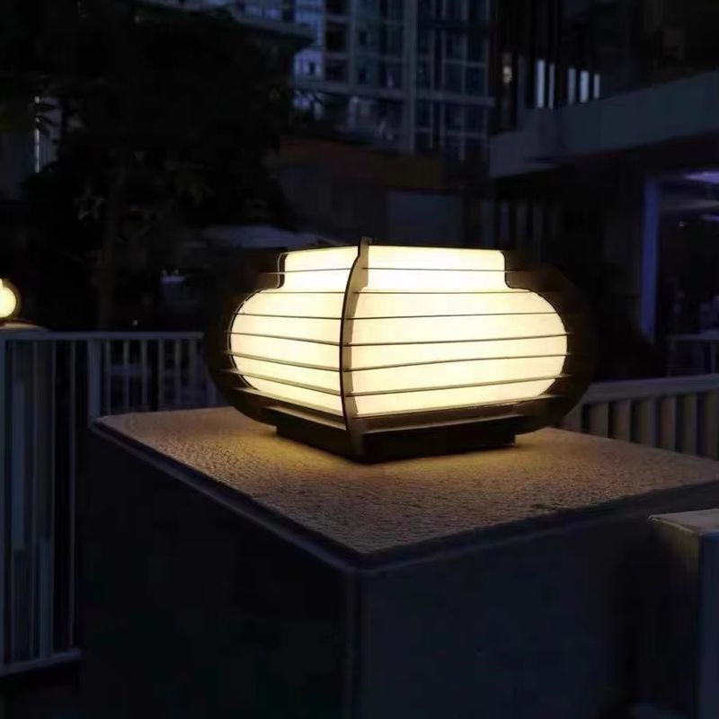 Đèn Cổng LED Năng Lượng Mặt Trời Phong Cách Nhật Bản | ELIGHTING AD 49TZ