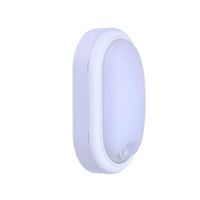 Đèn LED Ốp Nổi Chống Ẩm Có Cảm Biến SmartBright Bulkhead WL008C Sensor | WL008C LED10/NW oval-Sensor