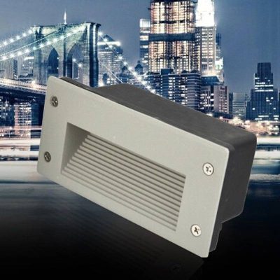 Đèn Bậc Thang Âm Tường Ốp Vuông Chống Nước | LEDTOT DSV 39KL