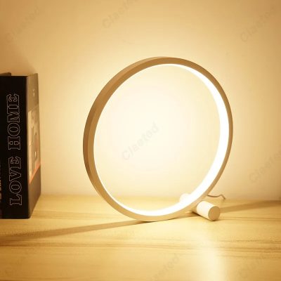 Đèn Bàn Vòng Tròn Tối Giản Ánh Sáng Dịu | LEDTOT DN 71TR