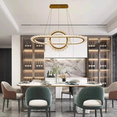 Đèn Chùm LED Hiện Đại Phòng Khách Sang Trọng | LEDTOT DTT 18GV