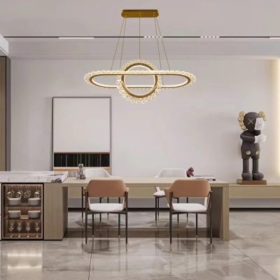 Đèn Chùm LED Hiện Đại Phòng Khách Sang Trọng | LEDTOT DTT 18GV
