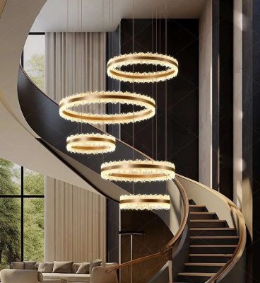 Đèn Chùm Led Pha Lê Nhiều Tầng Đẳng Cấp | LEDTOT DTT 68PR