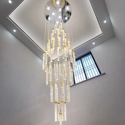 Đèn Chùm Pha Lê Cầu Thang Hiện Đại | LEDTOT DTT 73GL