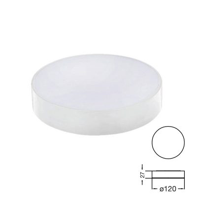 Đèn Downlight Ốp Nổi Tràn Viền | LDVAL DL-FL R120 12W 830/840/865