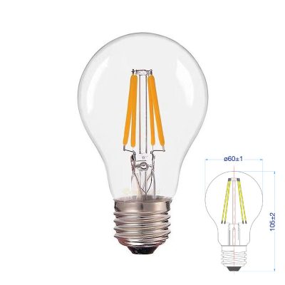 Đèn LED Filament | LDE A60 6W 860-827FILE27 G1