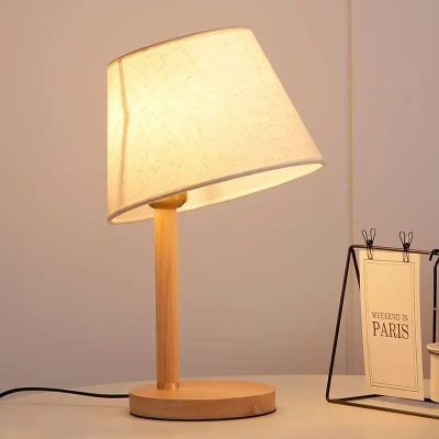 Đèn Ngủ Gỗ Để Bàn Kiểu Dáng Cổ Điển | LEDTOT DN 63QP
