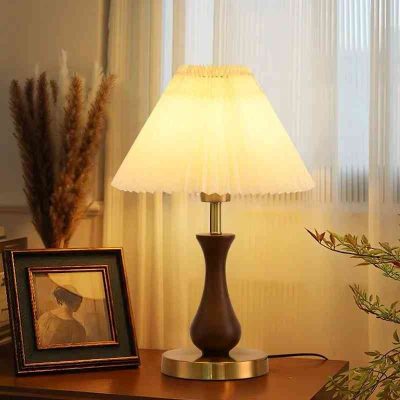 Đèn Ngủ Gỗ Tự Nhiên Phong Cách Wabi-Sabi | LEDTOT DN 63TA