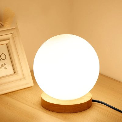 Đèn Ngủ Hình Cầu Tối Giản Ánh Sáng Ấm Áp | LEDTOT DN 38KL