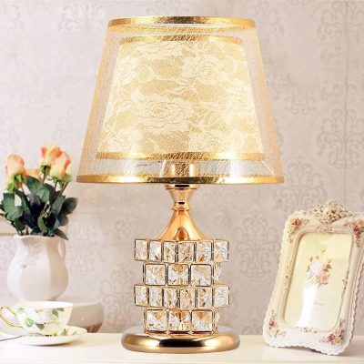 Đèn Ngủ Pha Lê Sang Trọng Kiểu Châu Âu | LEDTOT DN 39KT