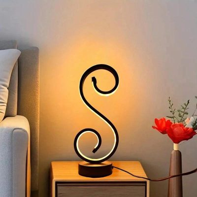 Đèn Ngủ Uốn Lượn Nghệ Thuật Hiện Đại | LEDTOT DN 39LS