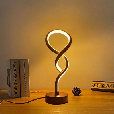 Đèn Ngủ Uốn Lượn Tinh Tế Cho Phòng Ngủ | LEDTOT DN 62HP