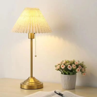 Đèn Ngủ Vải Xếp Cao Cấp Sang Trọng | LEDTOT DN 82QM