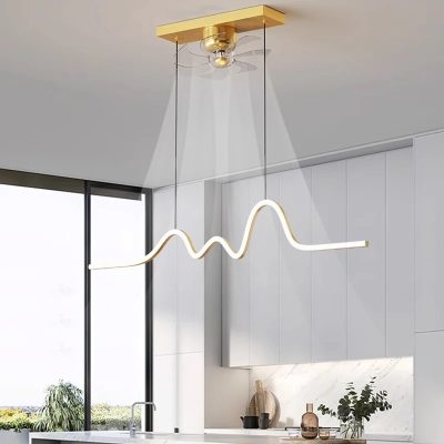 Đèn Thả LED Trang Trí Hiện Đại Uốn Lượn | LEDTOT DTT 58QR