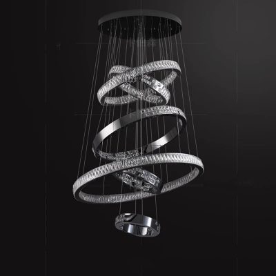 Đèn Thả Pha Lê Nghệ Thuật Hiện Đại Cao Cấp | LEDTOT DTT 63MV
