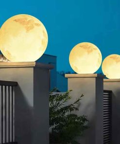Đèn Cổng Sân Vườn Hình Mặt Trăng Trang Trí Đẹp | ELIGHTING AD 72MK