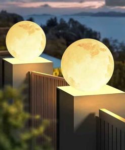 Đèn Cổng Sân Vườn Hình Mặt Trăng Trang Trí Đẹp | ELIGHTING AD 72MK