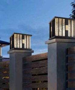 Đèn Cổng Kiểu Nhật Trang Trí Ngoại Thất Năng Lượng Mặt Trời | ELIGHTING AD 84TX