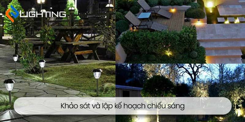 Khảo sát và lập kế hoạch chiếu sáng hợp lý