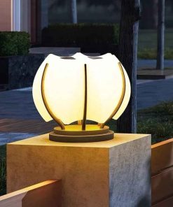 Đèn LED Trụ Cổng Hoa Sen Năng Lượng Mặt Trời | ELIGHTING AD 41BM