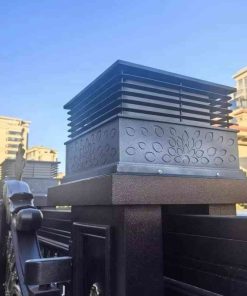 Đèn Trụ Cổng Năng Lượng Mặt Trời Hoa Văn Đẹp | ELIGHTING AD 68MN