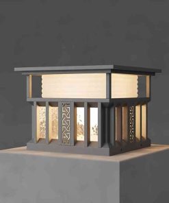 Đèn Cổng Năng Lượng Mặt Trời Cao Cấp Ngoại Thất