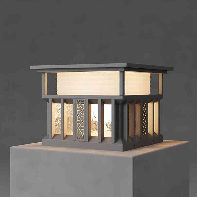 Đèn Cổng Năng Lượng Mặt Trời Cao Cấp Ngoại Thất