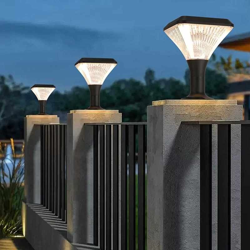 Đèn Cổng LED Năng Lượng Mặt Trời Ánh Sáng 3 Chế Độ | ELIGHTING AD 82NM