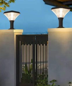 Đèn Cổng LED Năng Lượng Mặt Trời Ánh Sáng 3 Chế Độ | ELIGHTING AD 82NM