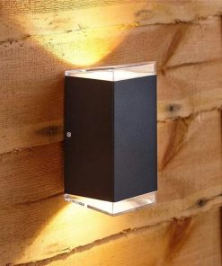 Đèn Chiếu Tường Lên Xuống Nhôm Vuông | LEDTOT DSV 7RTM