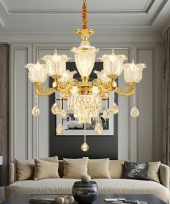Đèn Chùm Pha Lê Châu Âu Cho Biệt Thự Cao Cấp | LEDTOT DC 95LN