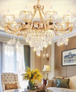 Đèn Chùm Pha Lê Khách Sạn Phong Cách Nordic | LEDTOT DC 62LW