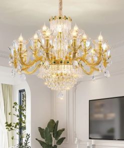 Đèn Chùm Tròn Treo Trần Pha Lê Sang Trọng | LEDTOT DC 73BD