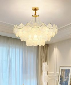 Đèn Chùm Vỏ Trai Cao Cấp Phong Cách Châu Âu | LEDTOT DC 31RV