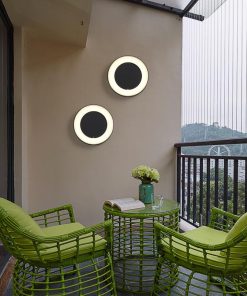 Đèn Gắn Tường LED Ngoài Trời Kiểu Dáng Tròn | LEDTOT DSV 9KXM