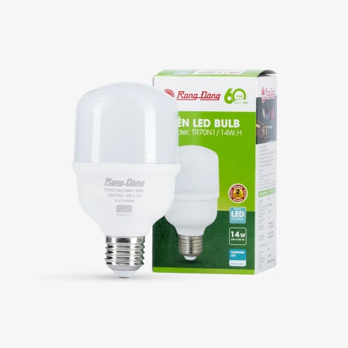 Đèn LED Bulb Trụ 14W TR70N1 | Rạng Đông
