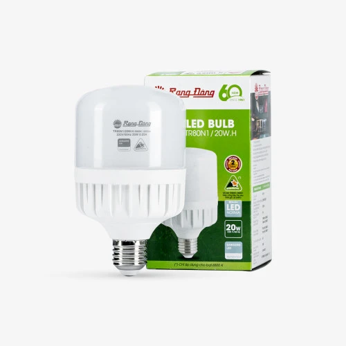 Đèn LED Bulb Trụ 20W TR80N1 | Rạng Đông