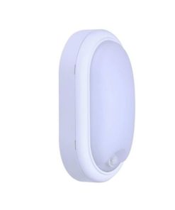 Đèn LED Ốp Nổi Chống Ẩm Có Cảm Biến SmartBright Bulkhead WL008C Sensor | WL008C LED10/NW oval-Sensor