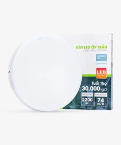 Đèn LED Ốp Trần LN12 Tròn, 1 Màu Ánh Sáng, Đế nhôm | Rạng Đông