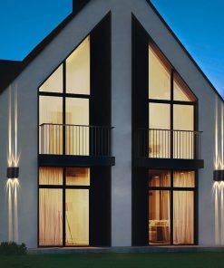 Đèn LED Tường Ngoài Trời Kiểu Dáng Sóng | LEDTOT DSV 85NM