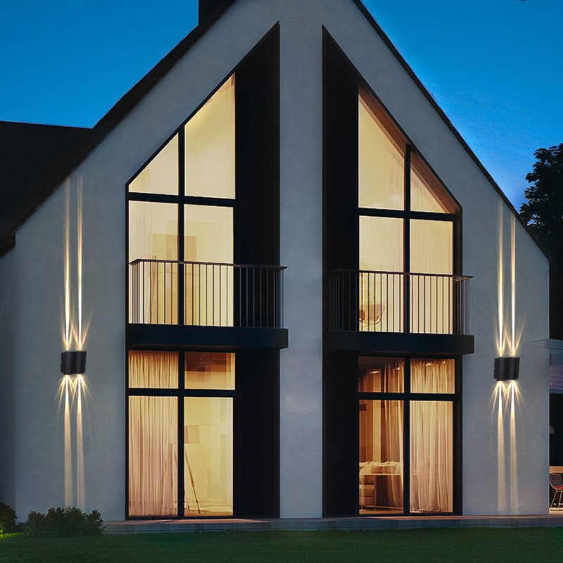Đèn LED Tường Ngoài Trời Kiểu Dáng Sóng | LEDTOT DSV 85NM