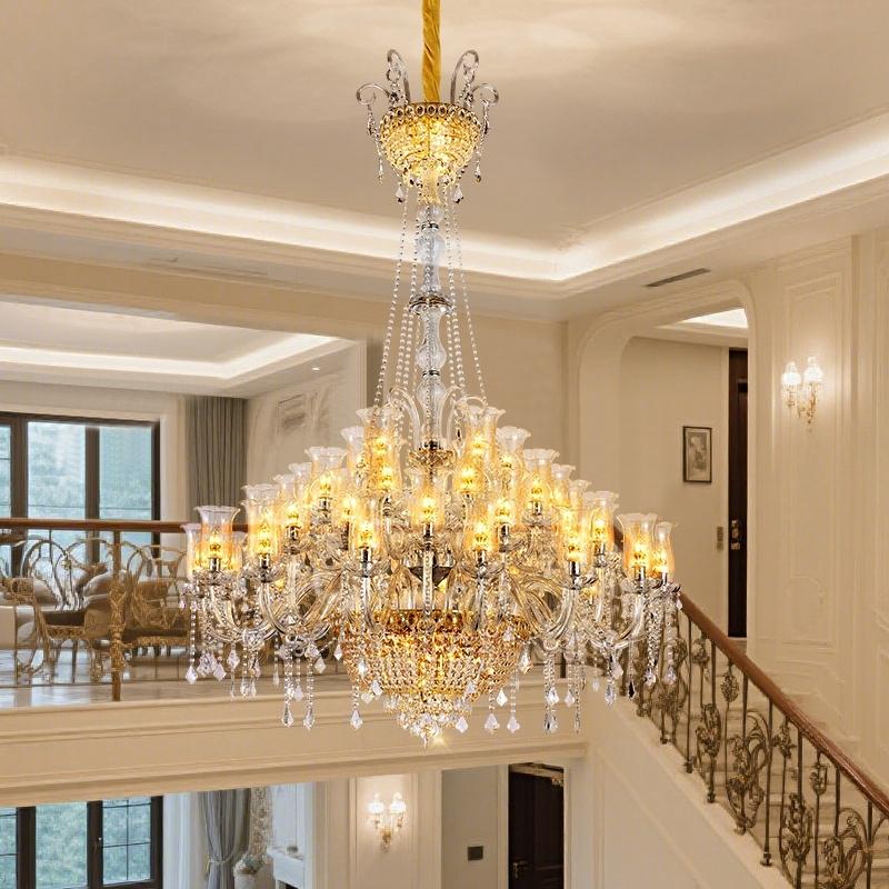 Đèn Pha Lê Treo Trần Biệt Thự Tiệc Cưới | LEDTOT DC 90XM - Ảnh 2