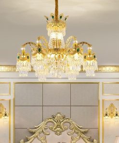 Đèn Pha Lê Treo Trần Cho Phòng Khách Sang Trọng | LEDTOT DC M31T