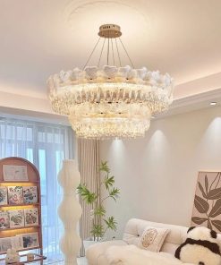Đèn Chùm Pha Lê Cao Cấp Trang Trí Phòng Khách | LEDTOT DC 91KQ