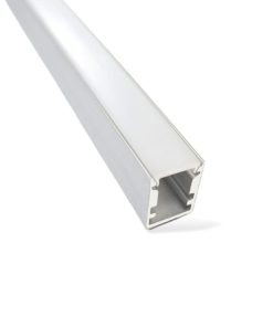 Thanh Nhôm Cố Định LED Dây Lắp Nổi, 1 M | ZGC201 180D EMISSION TRACK AL 1M