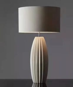 Đèn Bàn Gốm Xếp Ly Tối Giản Hiện Đại | LEDTOT DN 83TL