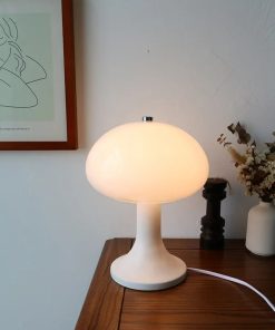 Đèn Bàn Kiểu Nấm Pha Lê Cổ Điển Tối Giản | LEDTOT DN 62BK