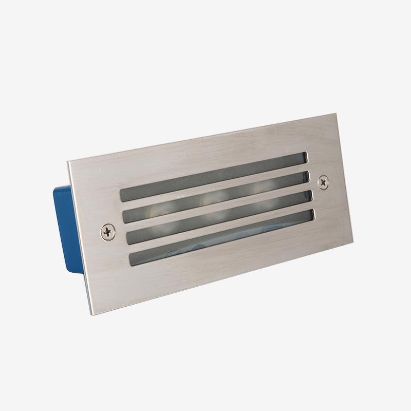 Đèn Cầu Thang Âm Tường Inox Bền Bỉ | LEDTOT DSV 19KR